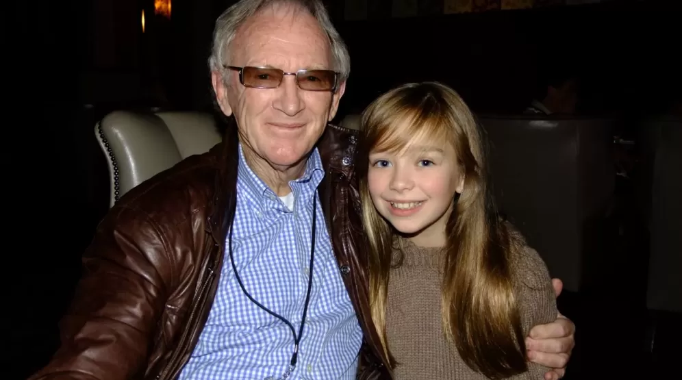David Lewis with Britain's Got Talent finalist Connie Talbot